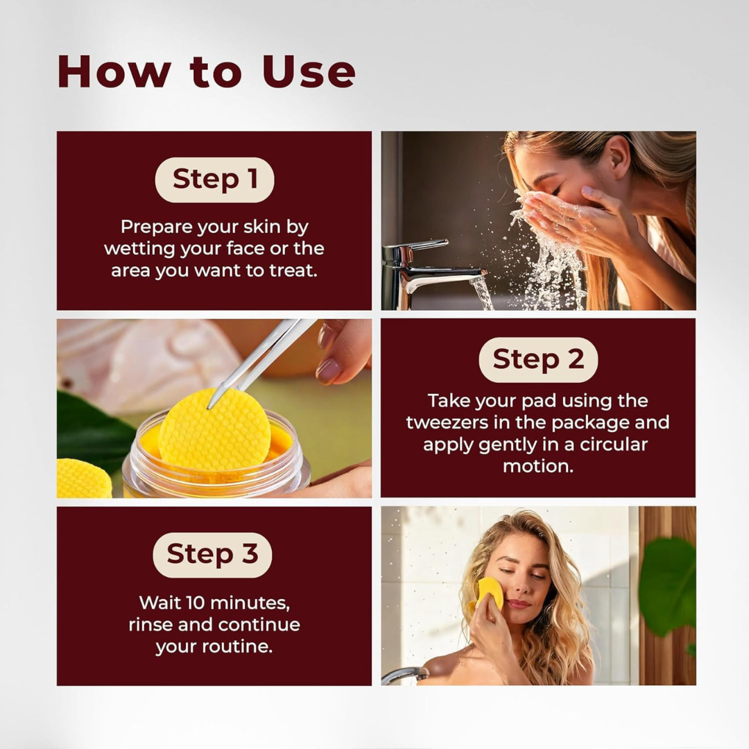 Kojic Acid and Turmeric Cleansing Pads