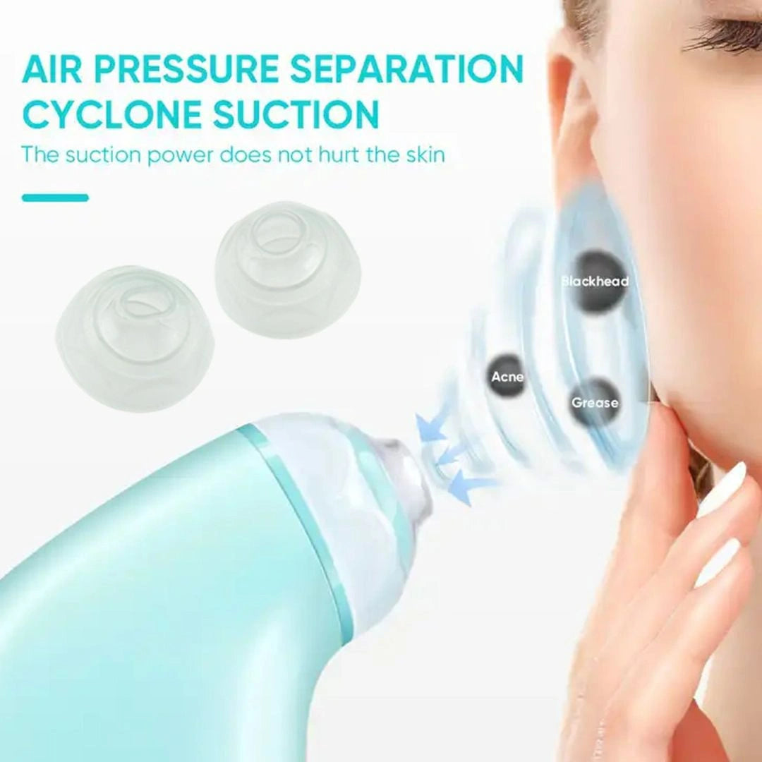 Blackhead Remover Vacuum Device with Suction Heads