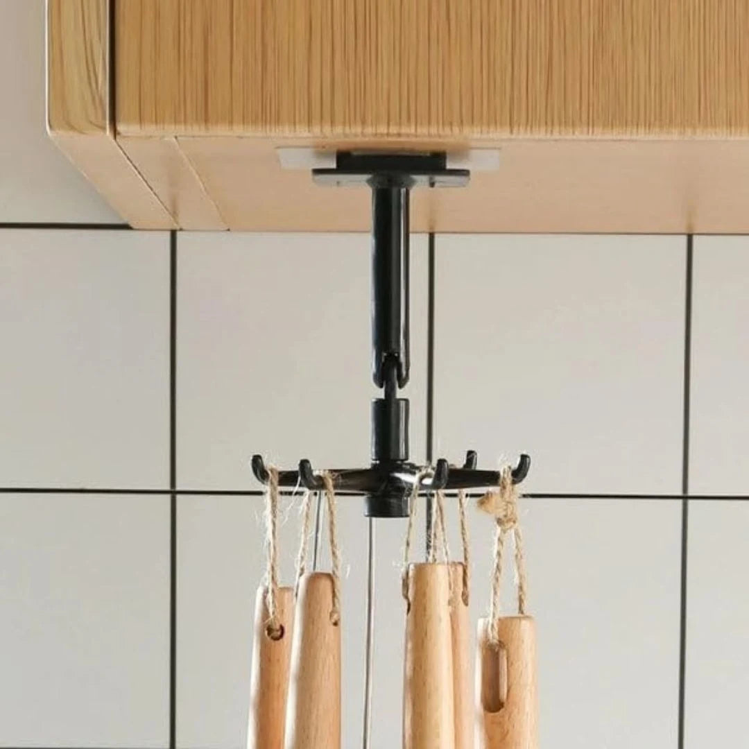 Multi-Purpose Hooks with 360-Degree Rotation