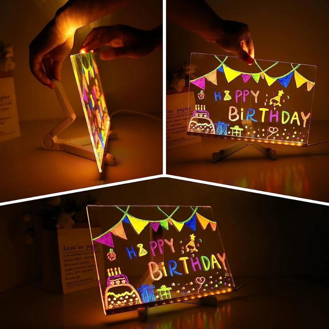 LED Acrylic Writing Board