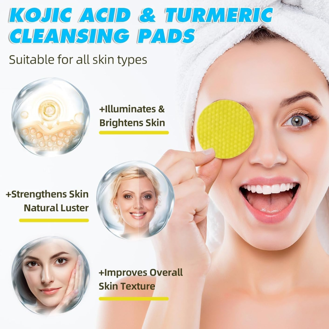Kojic Acid and Turmeric Cleansing Pads