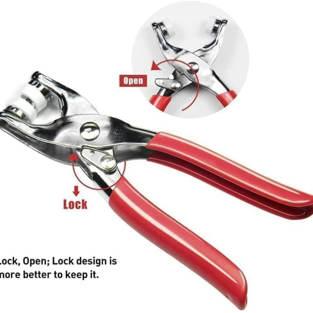 Heavy Duty Snap Button Plier Tool Kit
