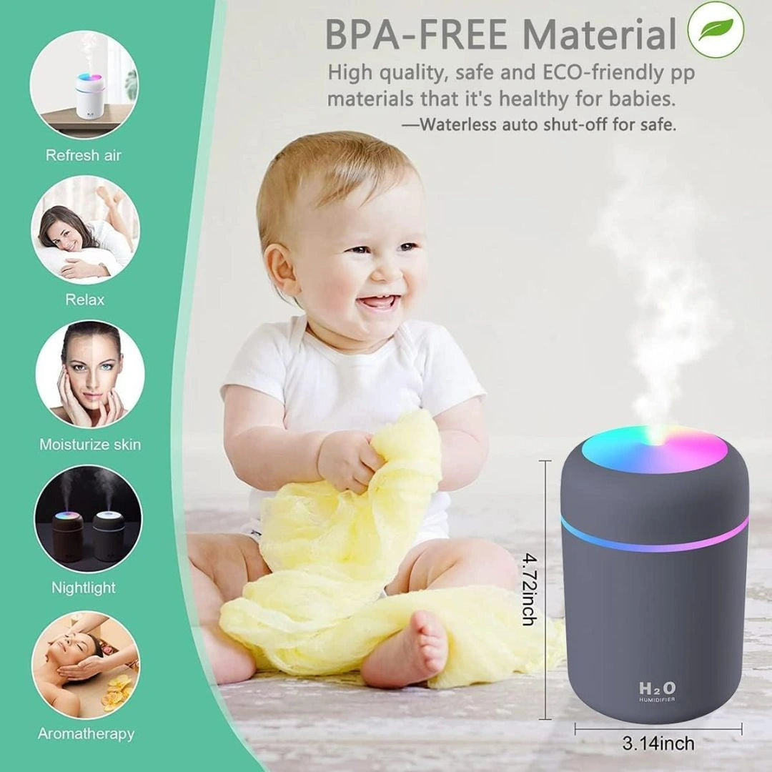 Room Humidifier with Colourful Lights