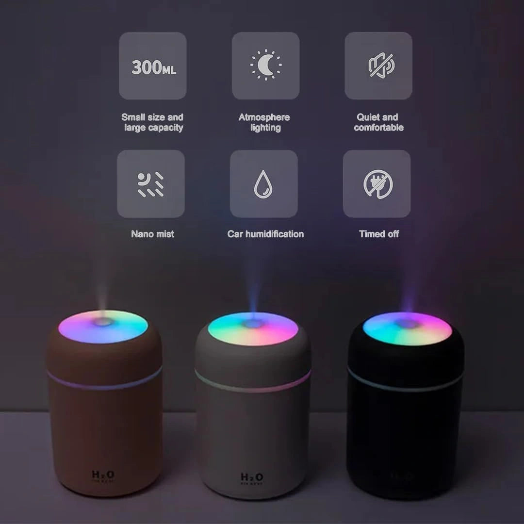 Room Humidifier with Colourful Lights
