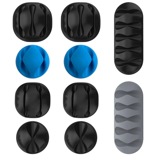 Cable Organizer Holder Clips (Set of 10)