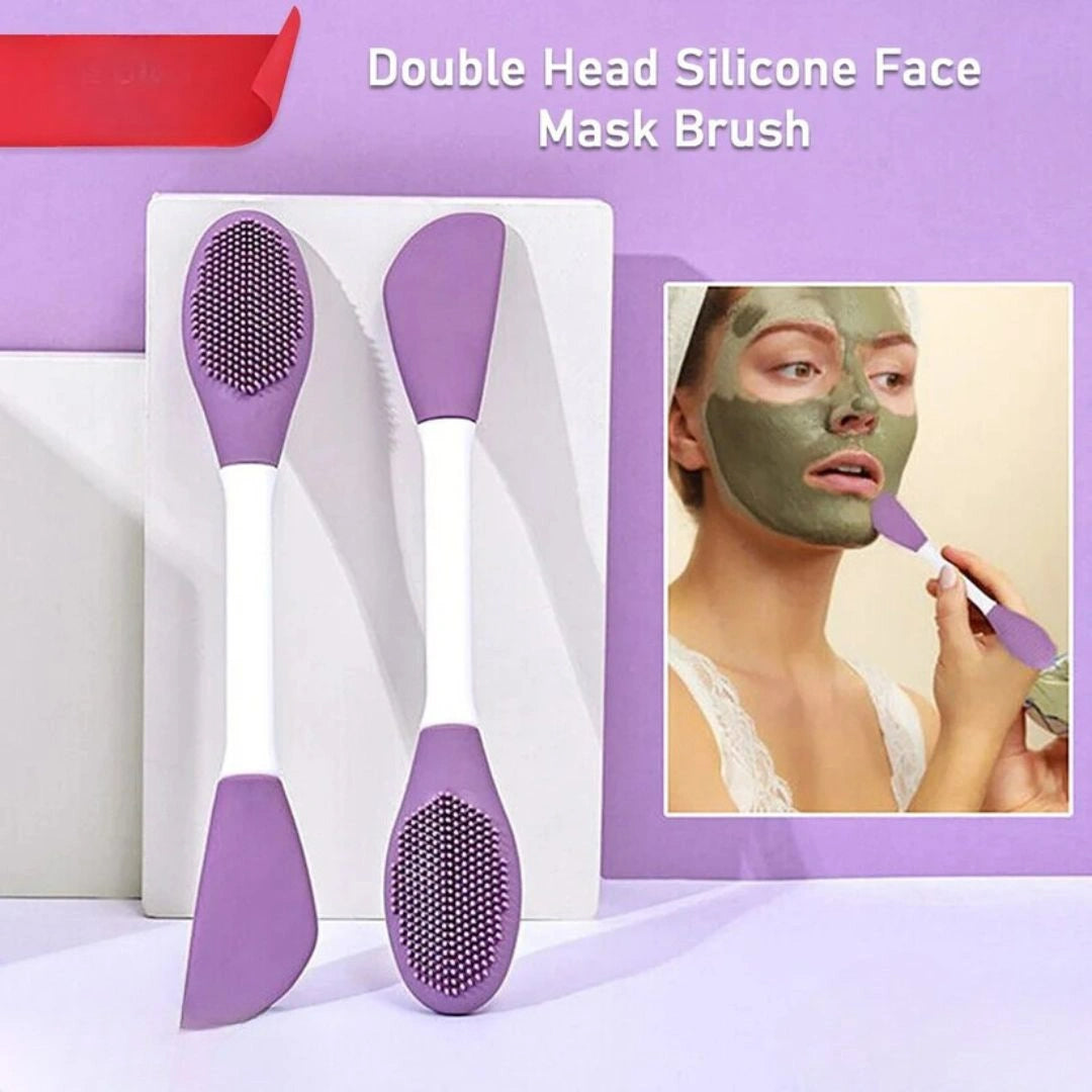 Double-Ended Silicone Face Mask Brush (Buy 1 Get 1 Free)