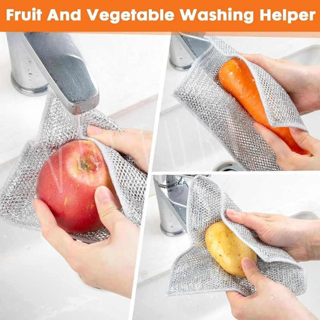 Non-Scratch Dish Wash Cloth(10 Pcs)