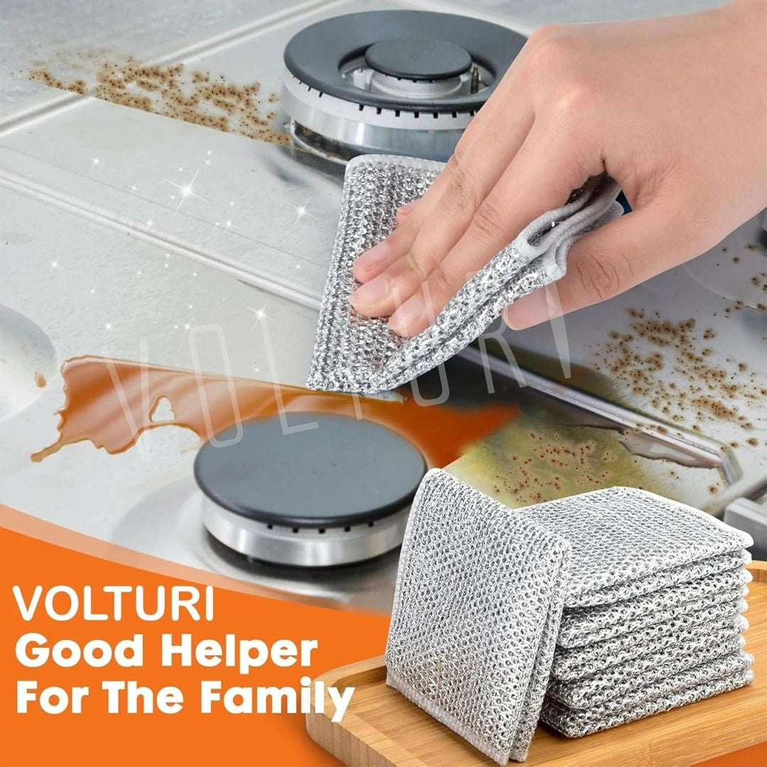Non-Scratch Dish Wash Cloth(10 Pcs)