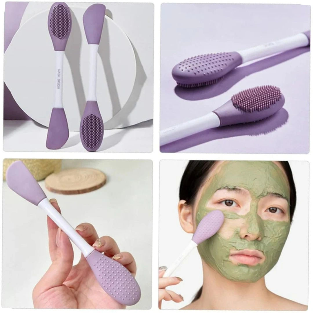 Double-Ended Silicone Face Mask Brush (Buy 1 Get 1 Free)