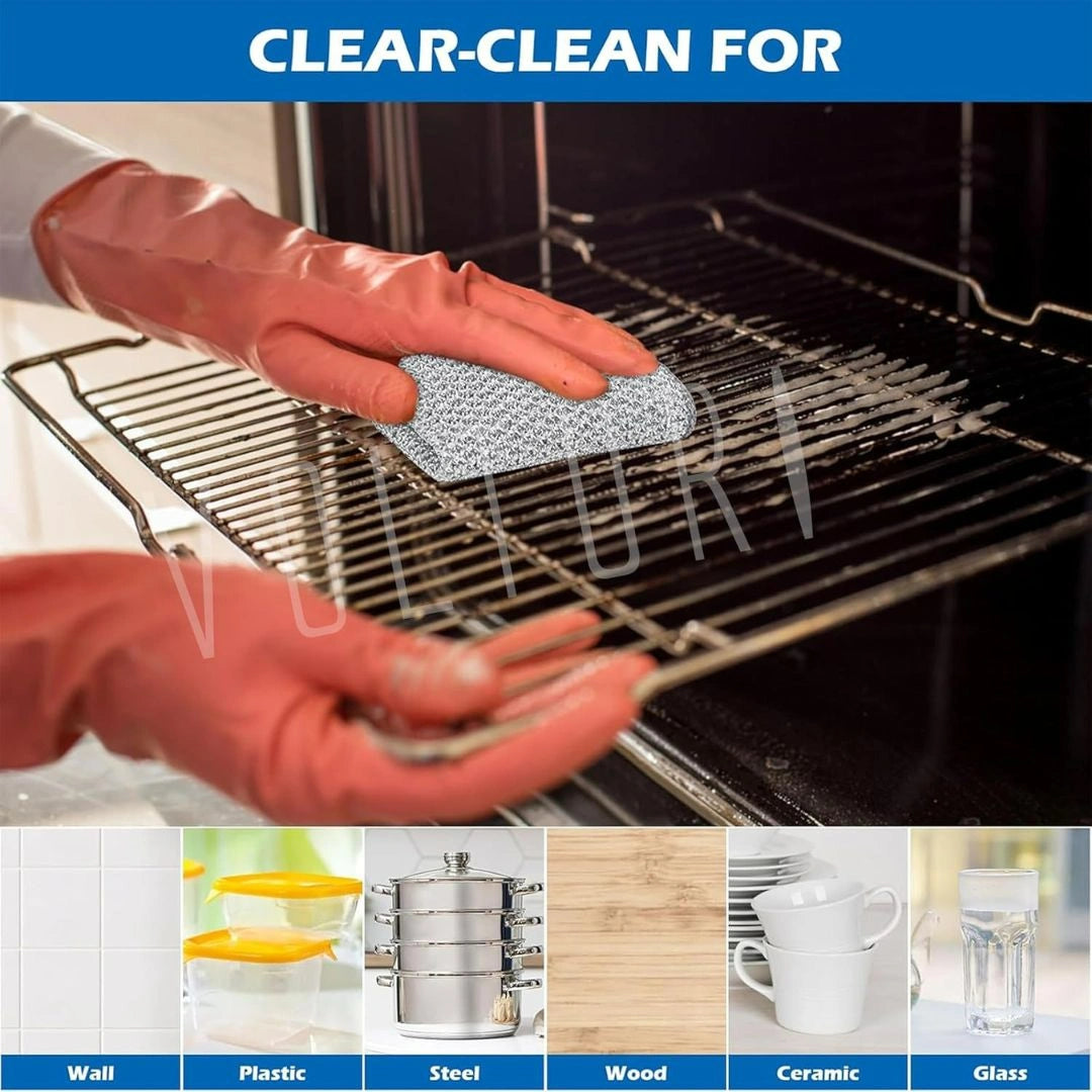 Non-Scratch Dish Wash Cloth(10 Pcs)