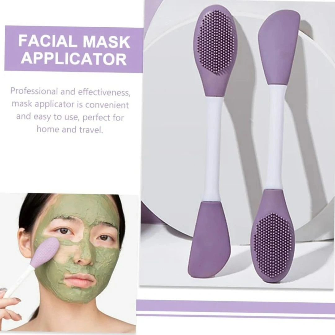 Double-Ended Silicone Face Mask Brush (Buy 1 Get 1 Free)