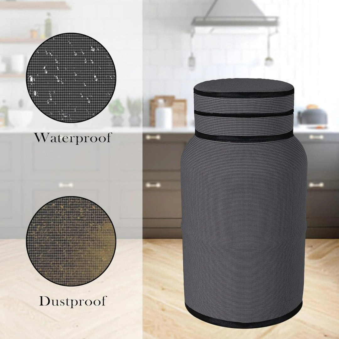 Polyester 3-Layered LPG Gas Cylinder Cover with Zip Enclosure