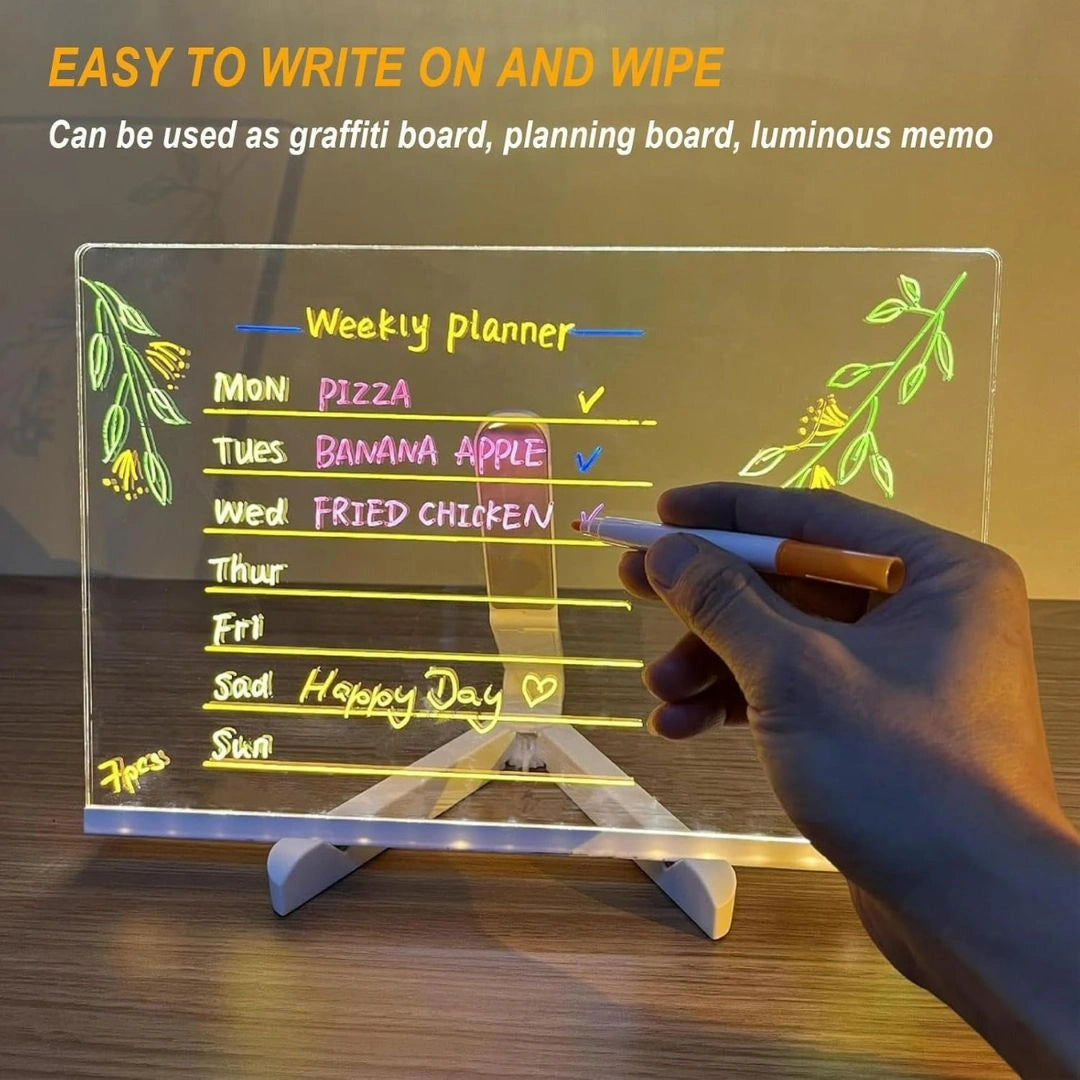 LED Acrylic Writing Board