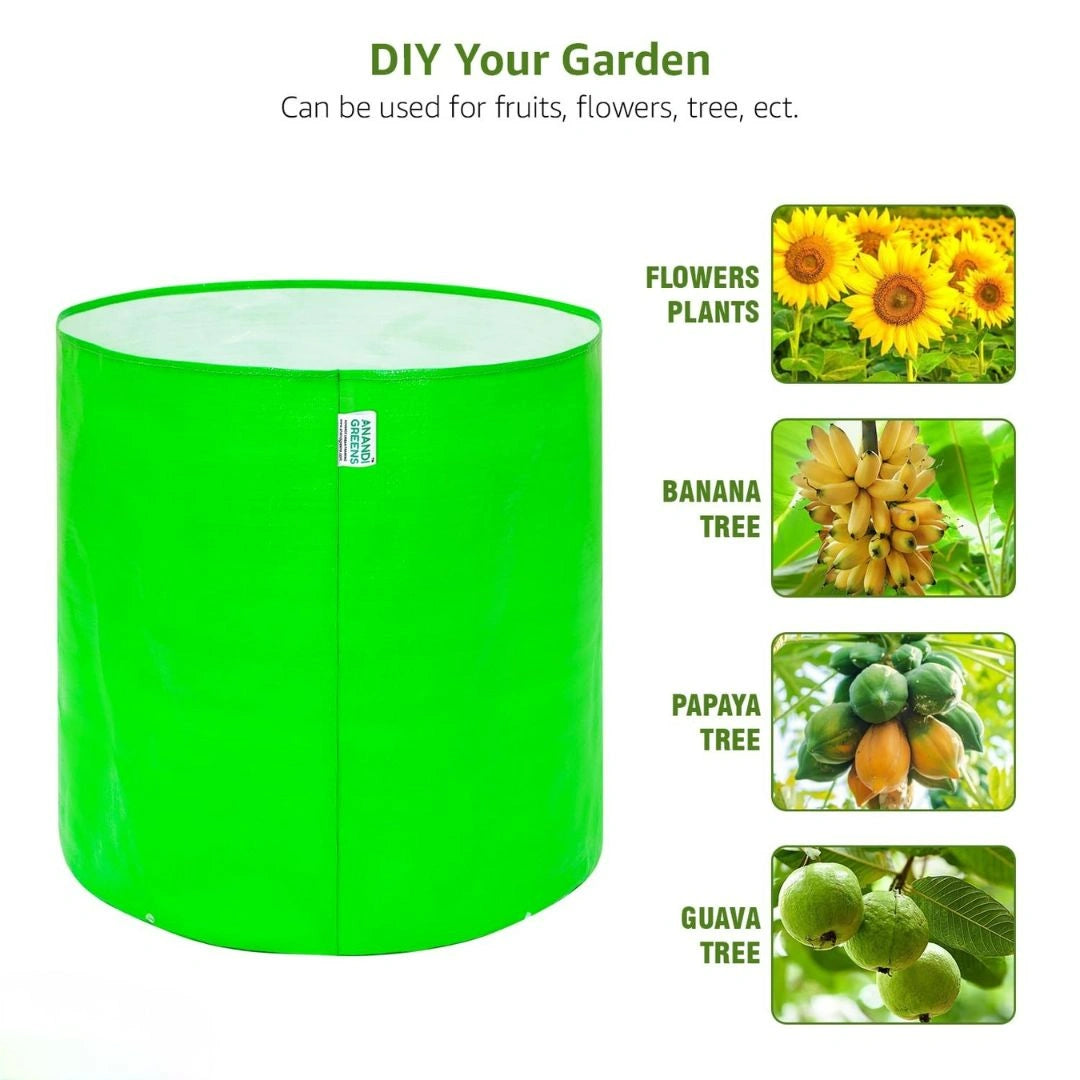 Premium HDPE Uv Protected Green Colour Plants Grow Bags