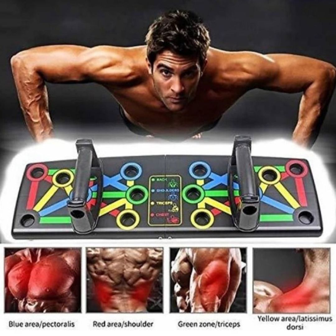 Multipurpose (16 in 1) function Push Up Board