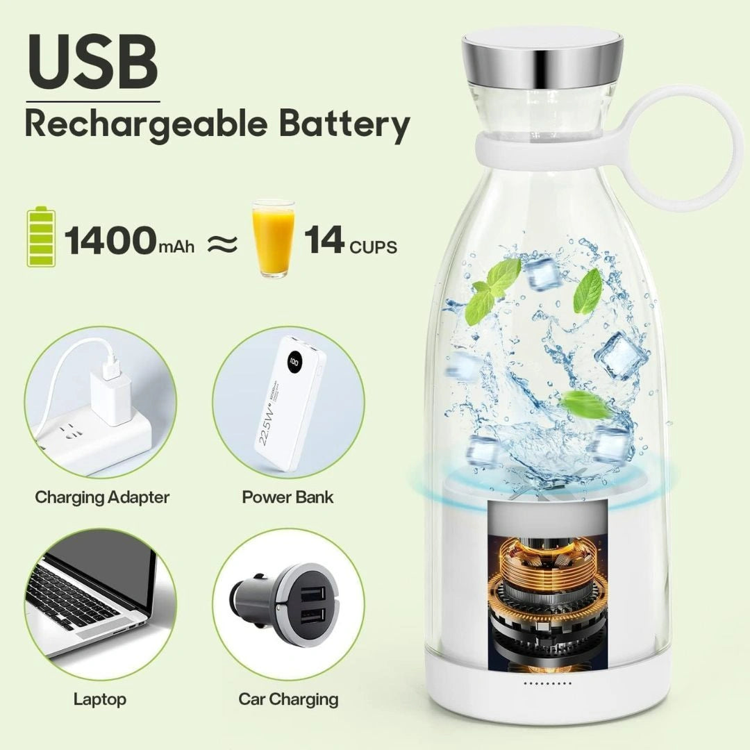 Portable Electric Mini USB Bottle Juicer Blender