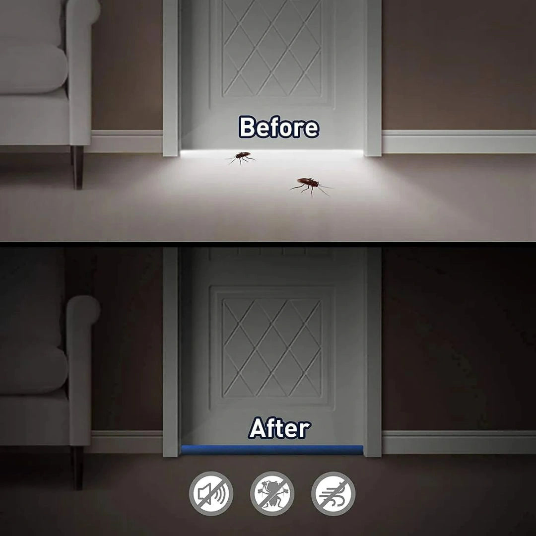 Door Bottom Sealing Strip Guard (Pack of 4)