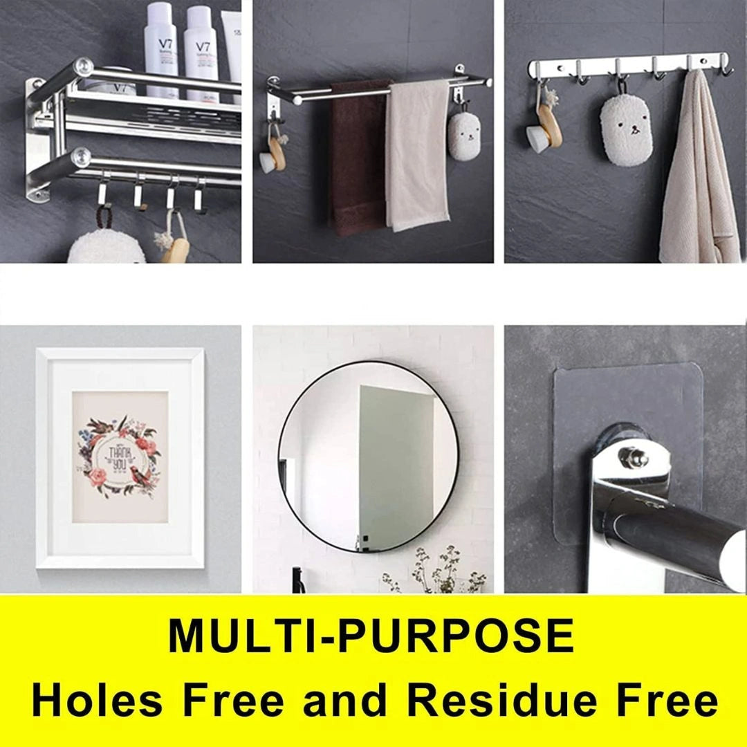 Adhesive Hooks for Wall (15 pcs)
