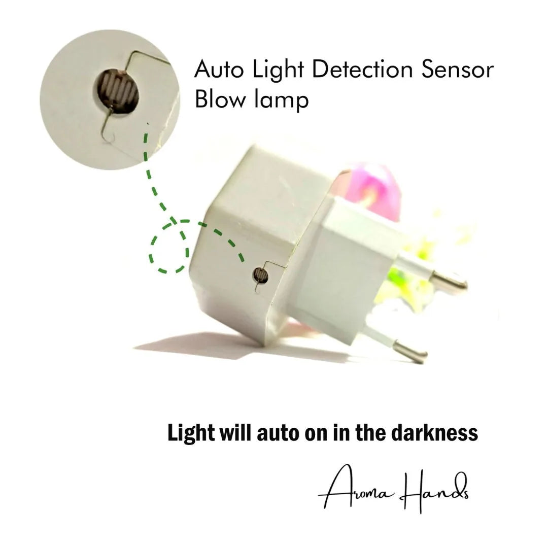 Mushroom Light with Automatic Light Sensor Night Lamp