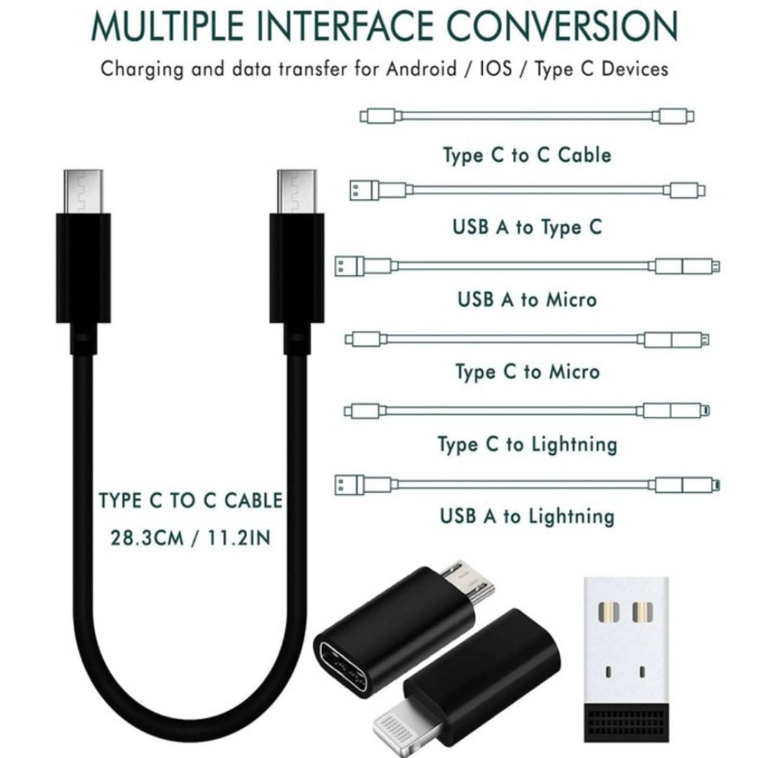 60W Multi-Function Data Cable Set