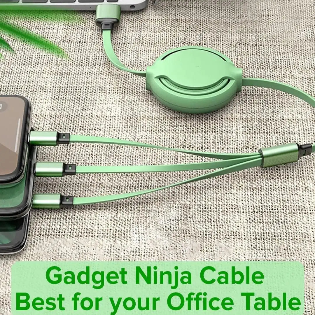 3 In 1 Retractable USB Cable