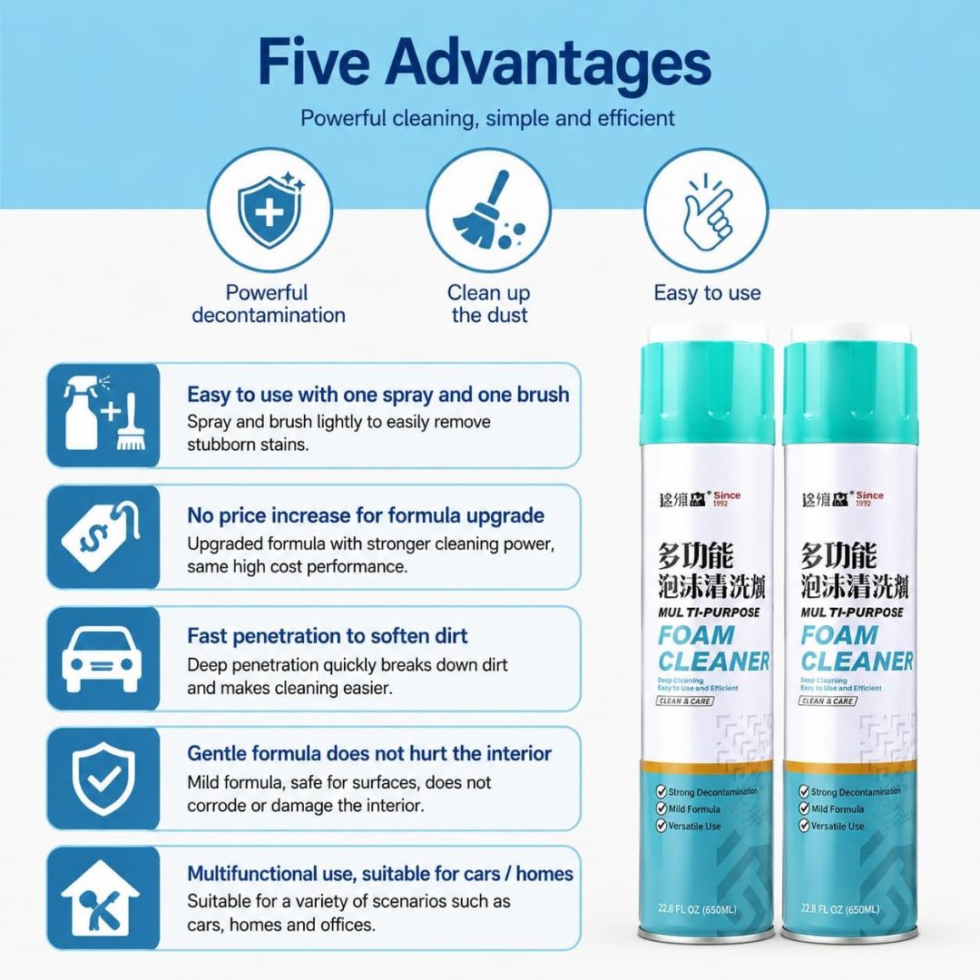 Multipurpose Foam Cleaner Spray