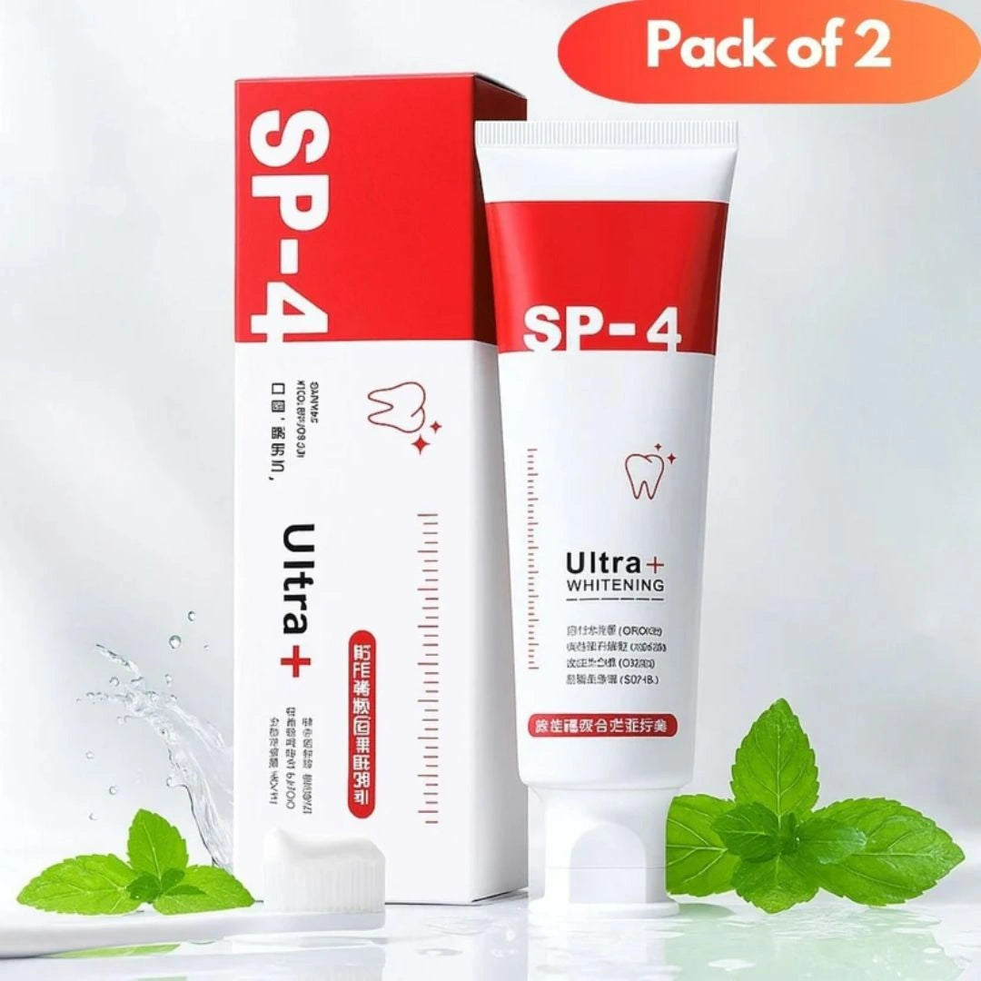 Sp 4 SP-4 Probiotic Brightening and cleaning toothpaste(Pack of 2) – SKIIP