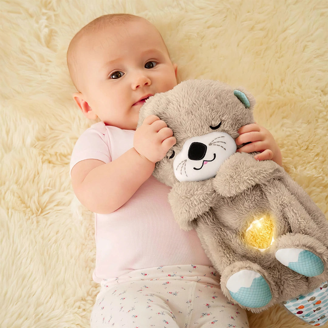 Cute Breathing Teddy Bear With Melodies