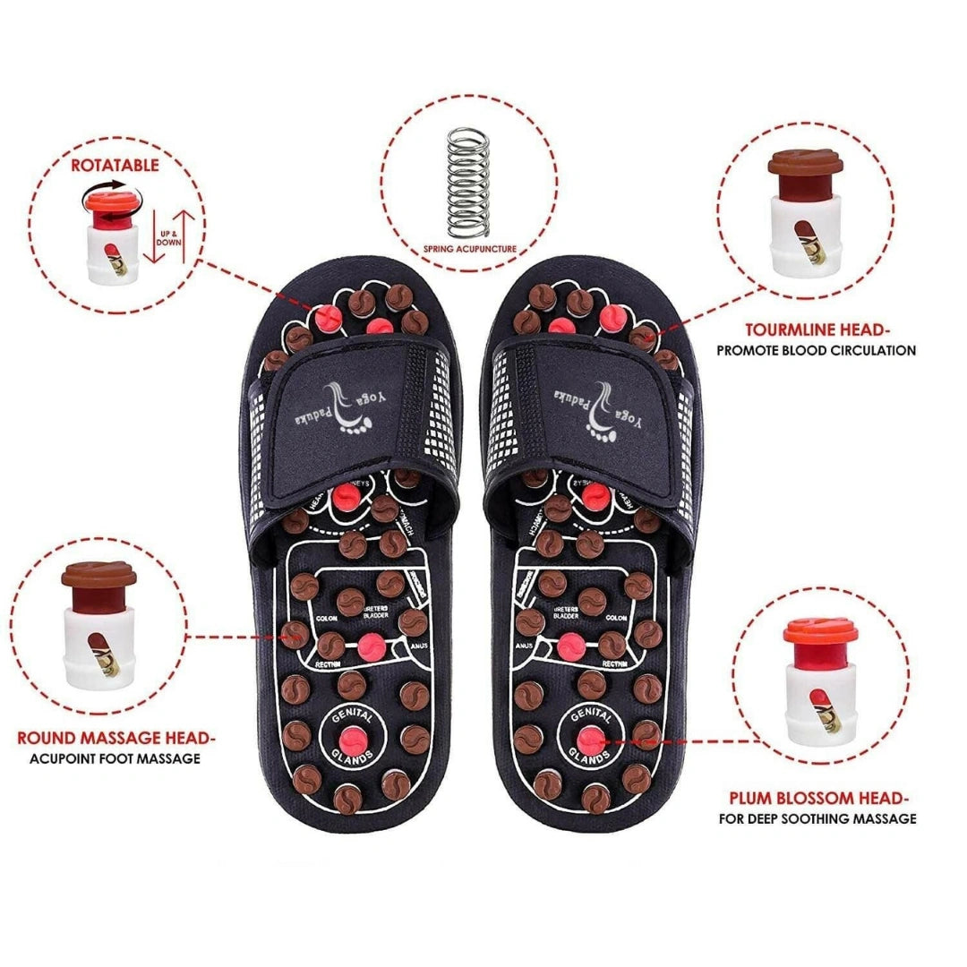 Acupressure and Magnetic Therapy Slippers