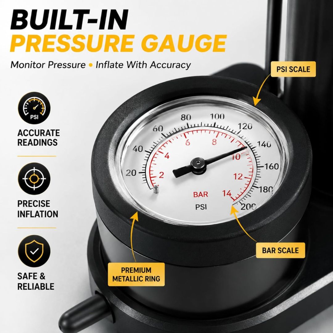 Portable High Pressure Foot Air Pump