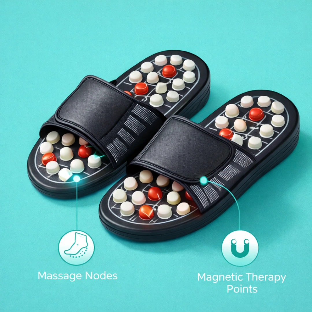 Acupressure and Magnetic Therapy Slippers