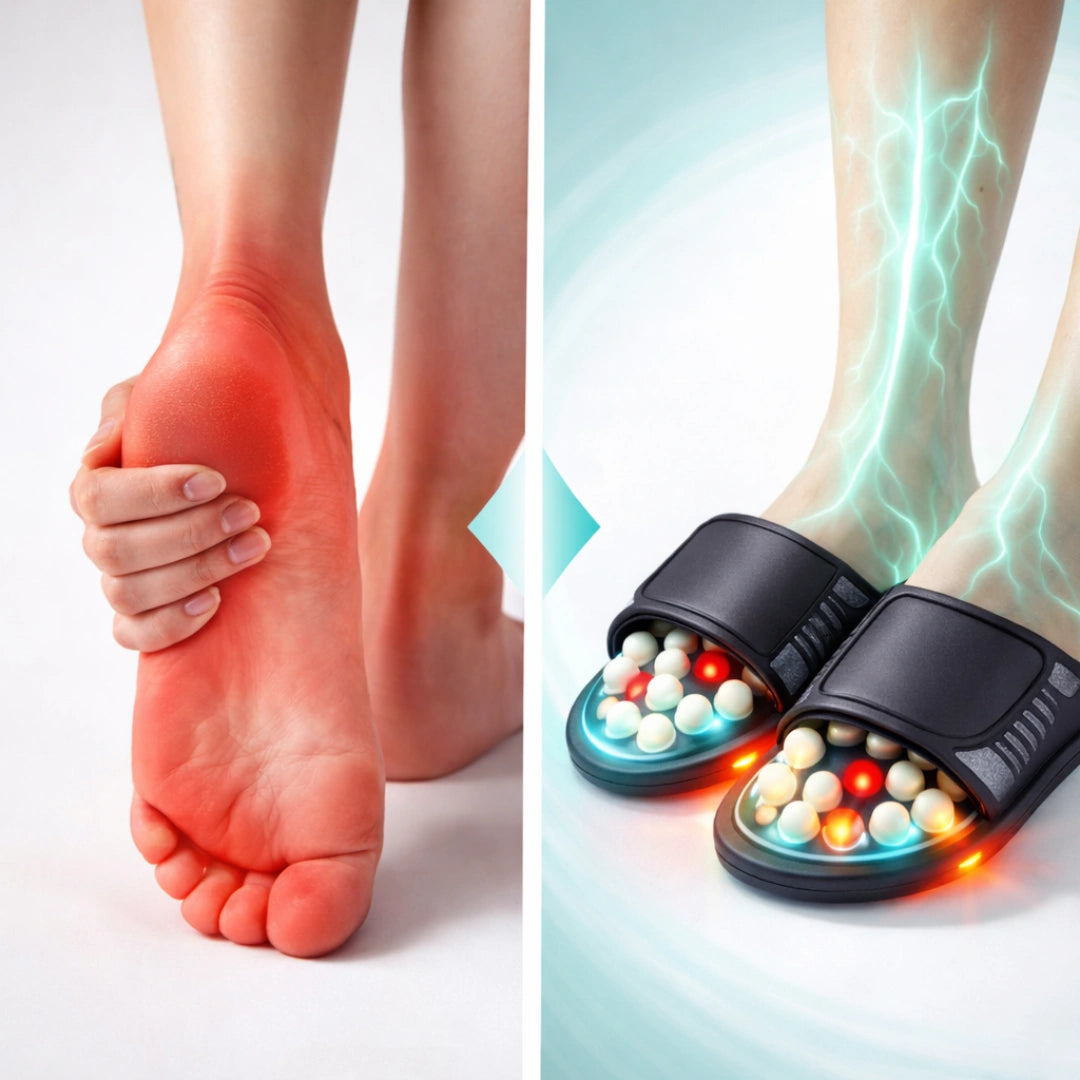Acupressure and Magnetic Therapy Slippers