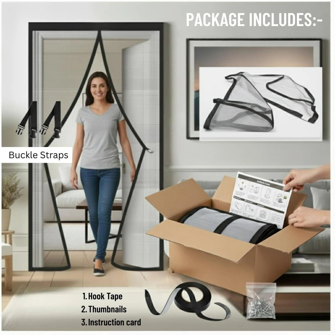 Magnetic Door Net