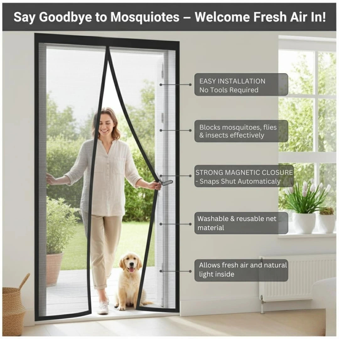 Magnetic Door Net