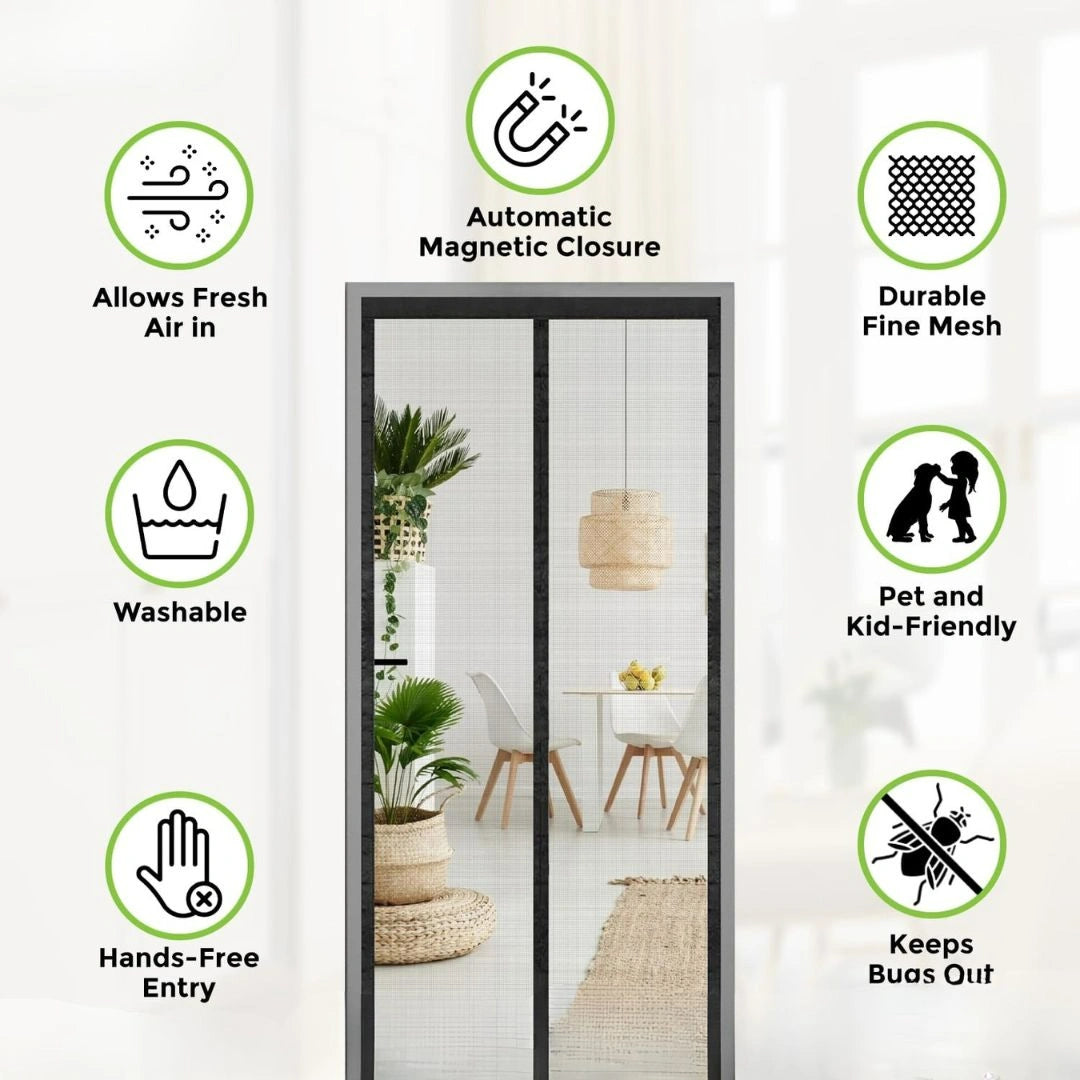 Magnetic Door Net
