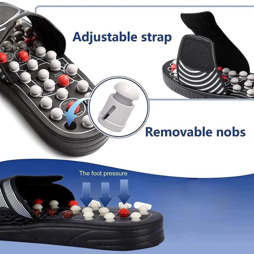 Acupressure and Magnetic Therapy Slippers