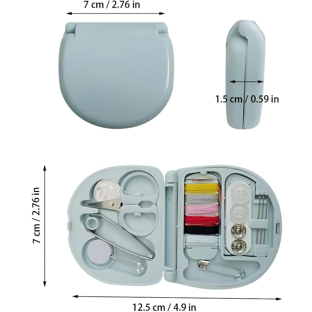 Mini Travel Sew Kit Sewing Box Pocket Folding Kit