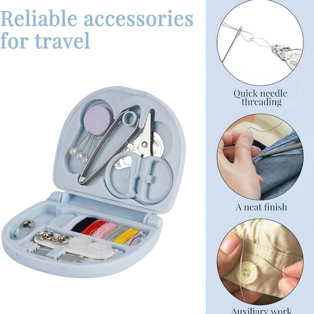 Mini Travel Sew Kit Sewing Box Pocket Folding Kit