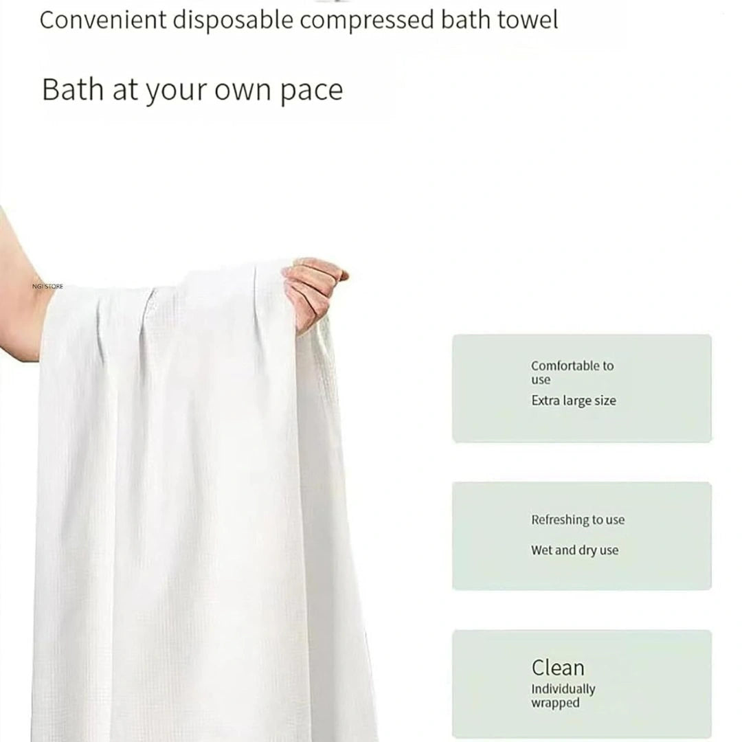 Magic Compressed Bath Towel Tablets (Pack Of 2)
