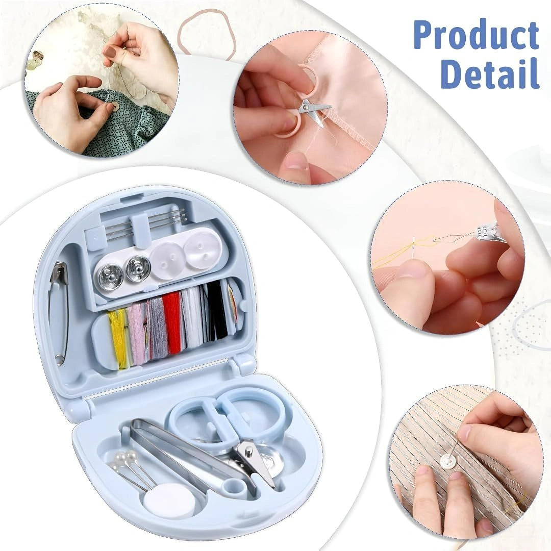 Mini Travel Sew Kit Sewing Box Pocket Folding Kit