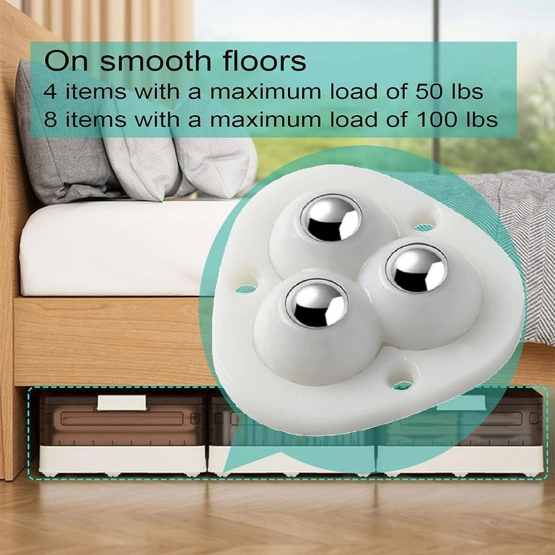 4pcs Caster Wheel Self Adhesive