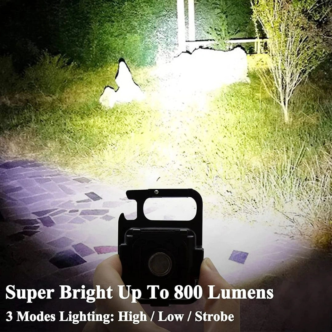 Mini Rechargeable Keychain Flashlight