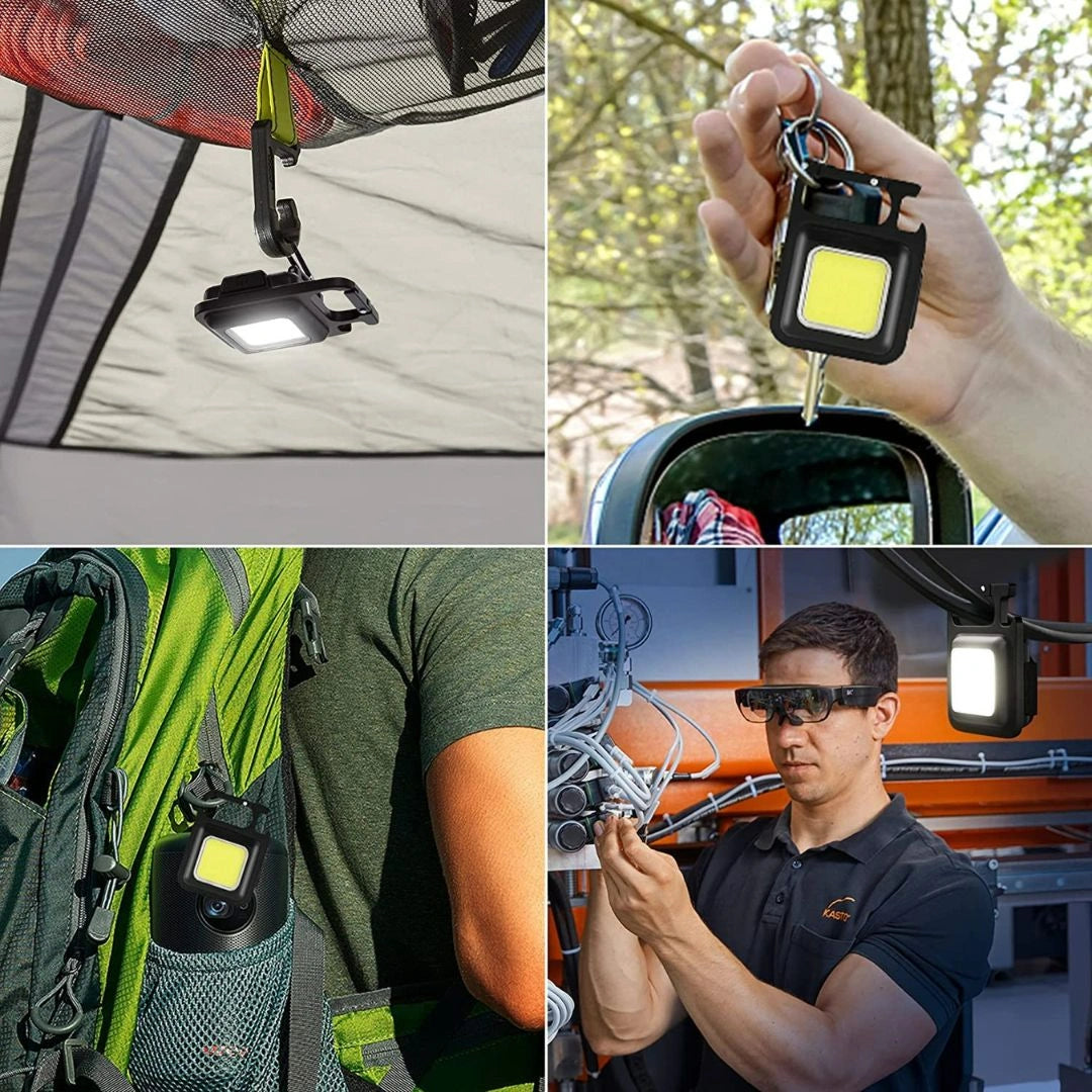 Mini Rechargeable Keychain Flashlight