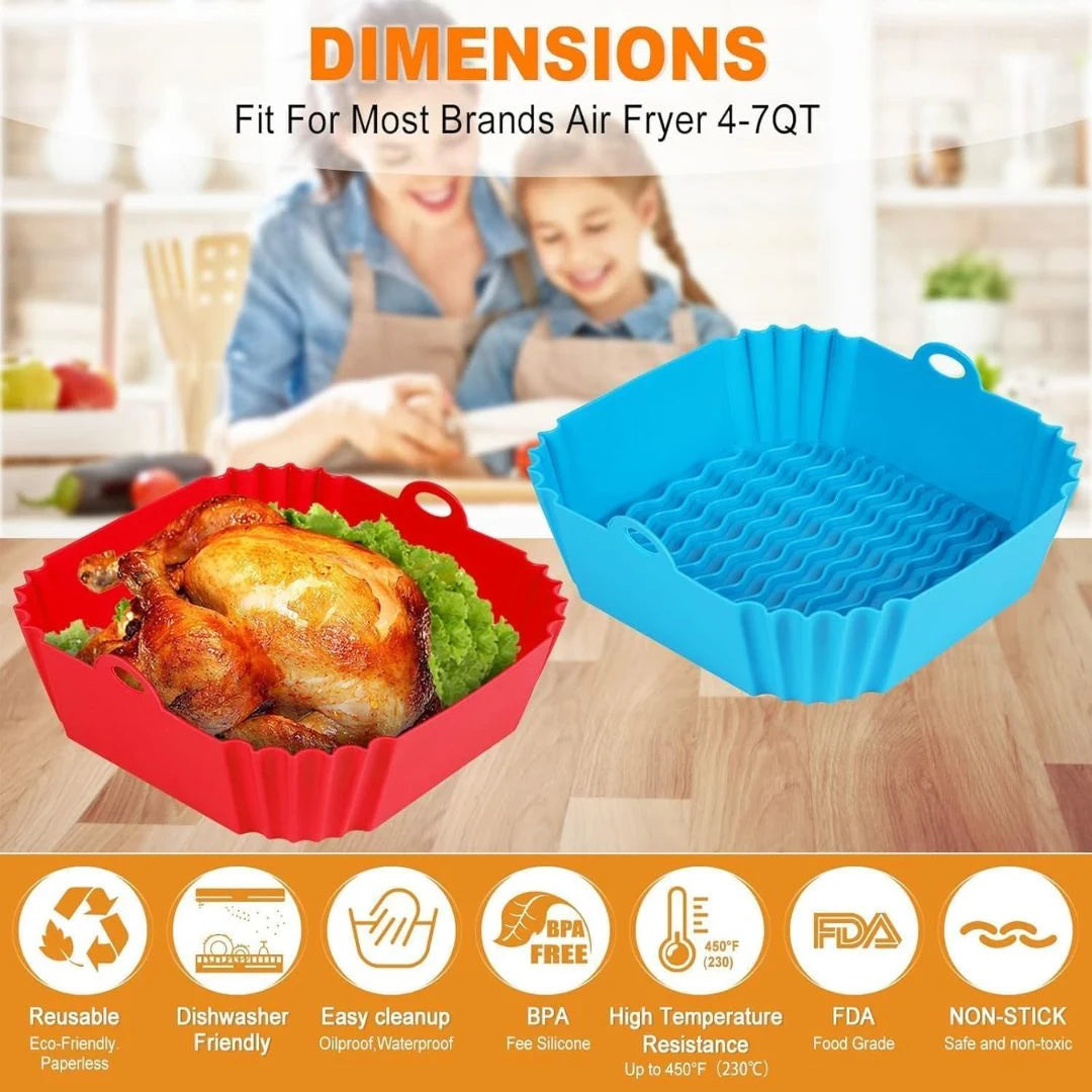 Reusable Air Fryer Basket Mat