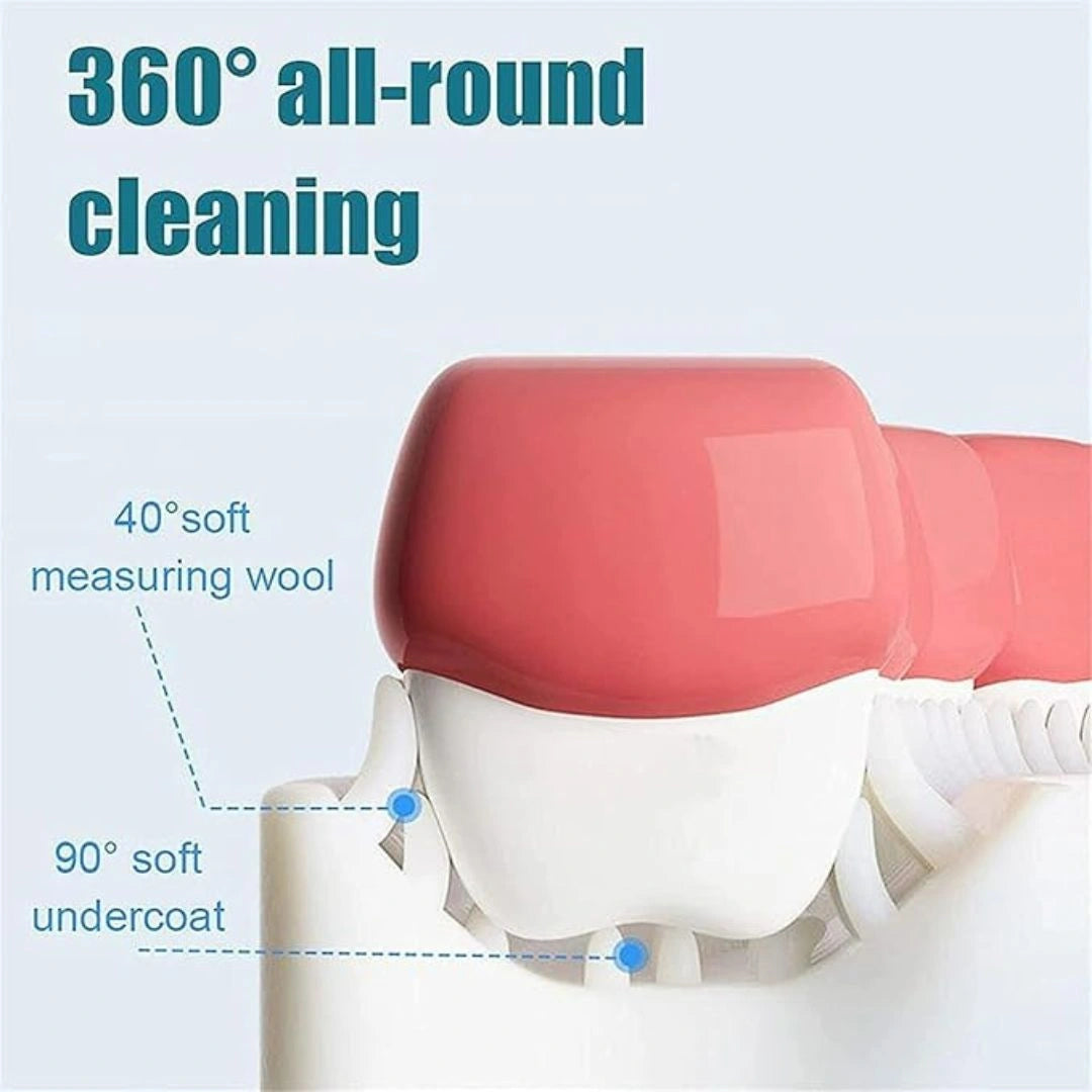 U Shaped Toothbrush for Kids(Pack of 2)
