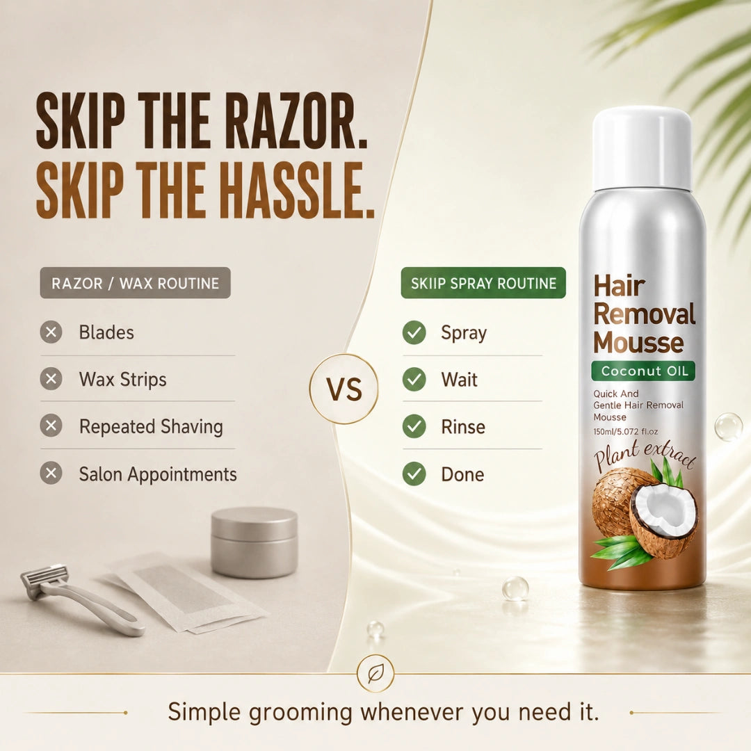 Hair Removal Spray for Men & Women