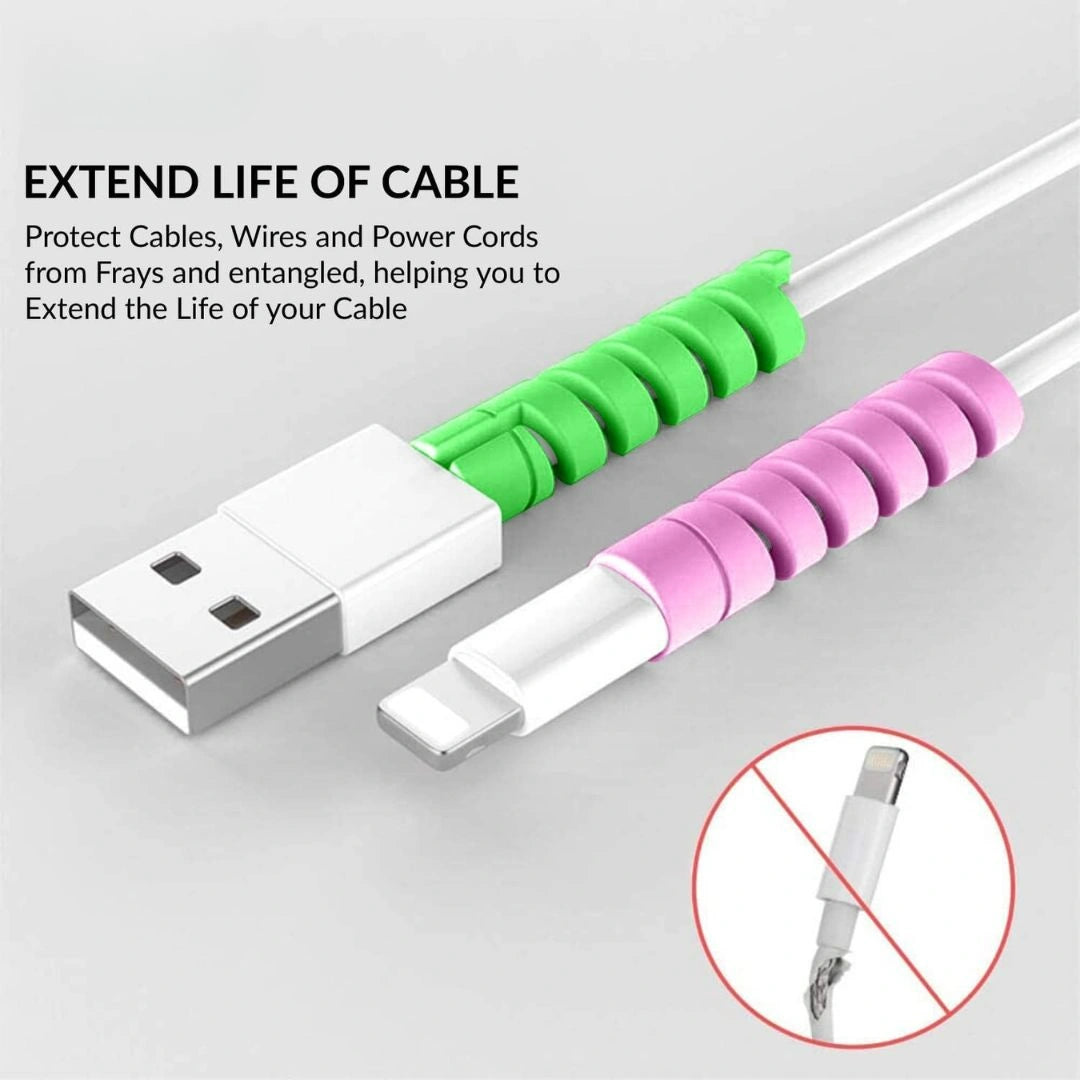 Spiral Cable Protector(4 Pcs)
