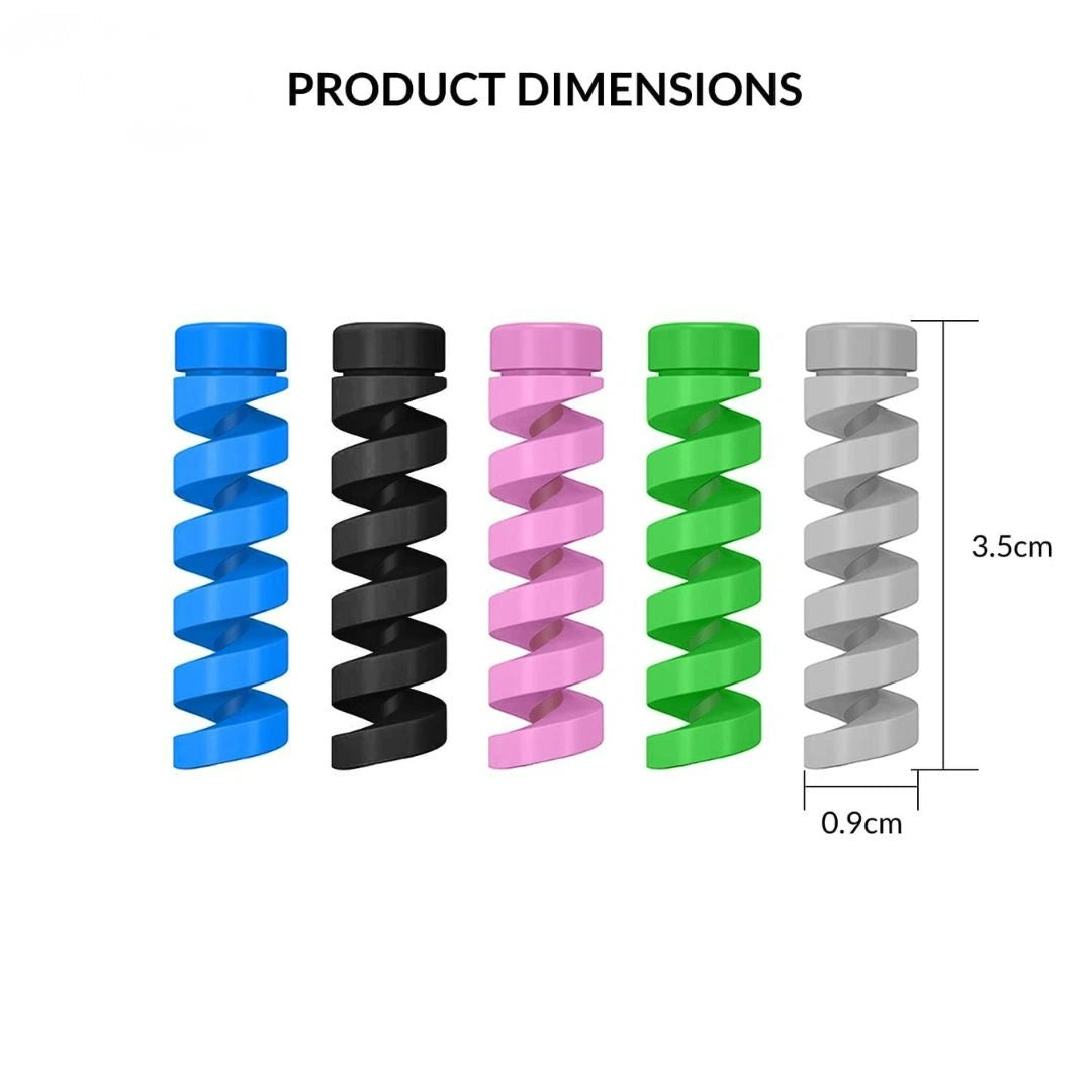 Spiral Cable Protector(4 Pcs)