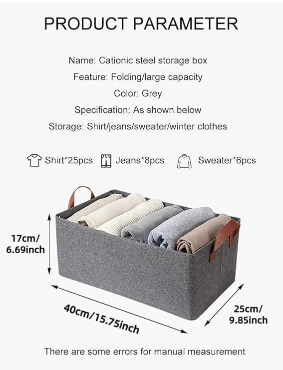 Folding Wardrobe Organizer ( 2 Pcs)