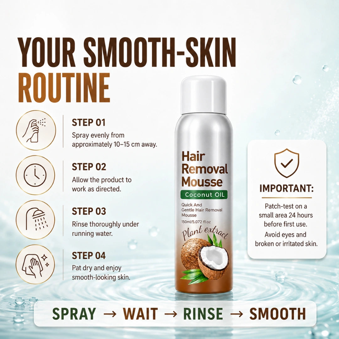 Hair Removal Spray for Men & Women